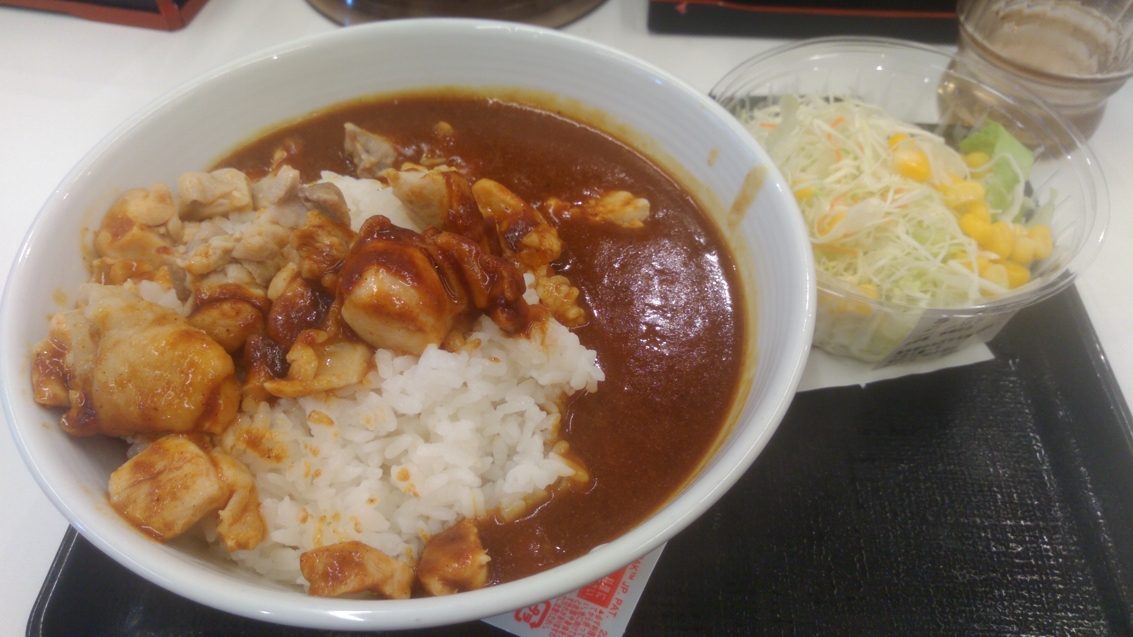 Curry chez Yoshinoya.