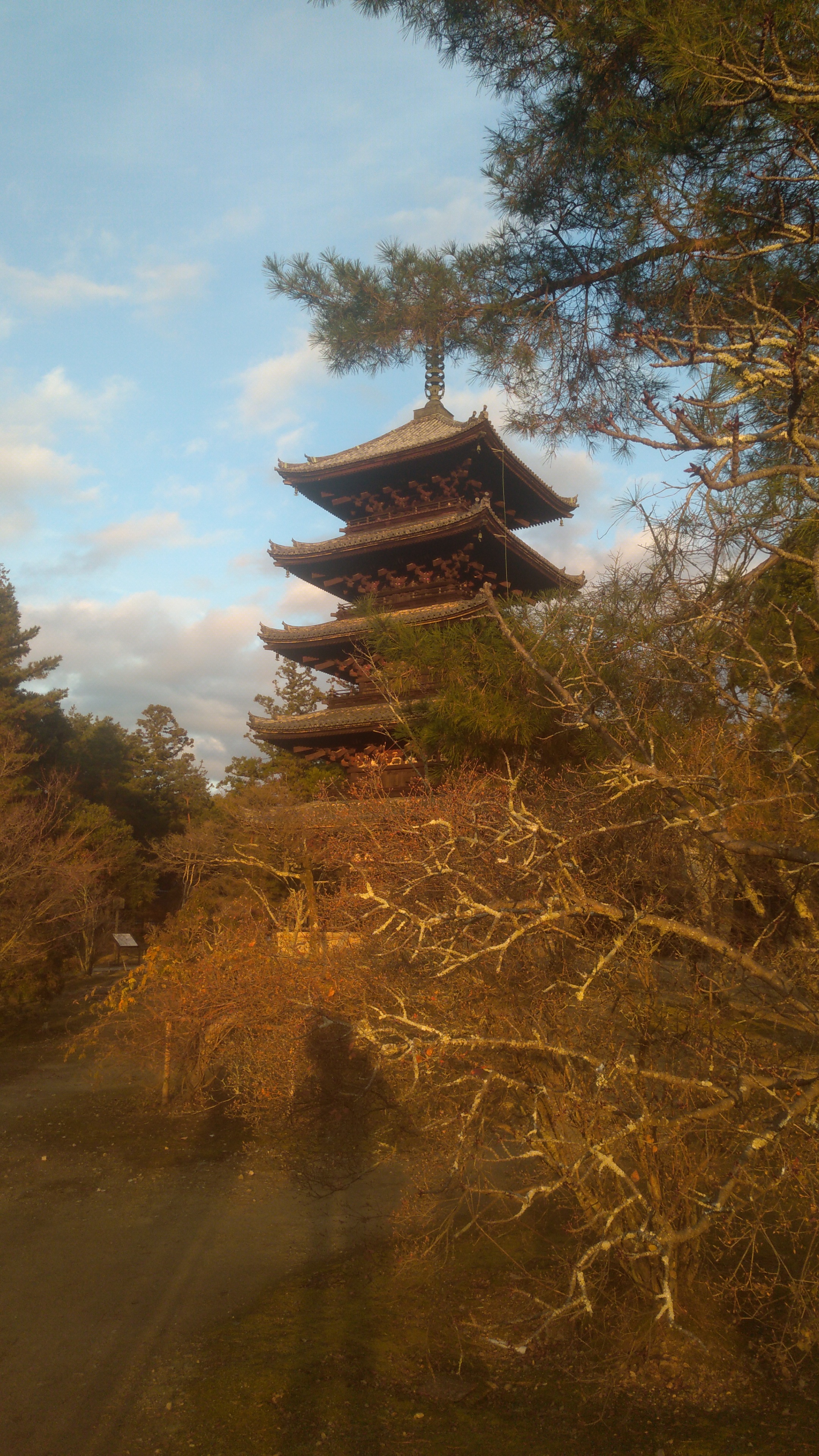 Une pagode de 5 étages.